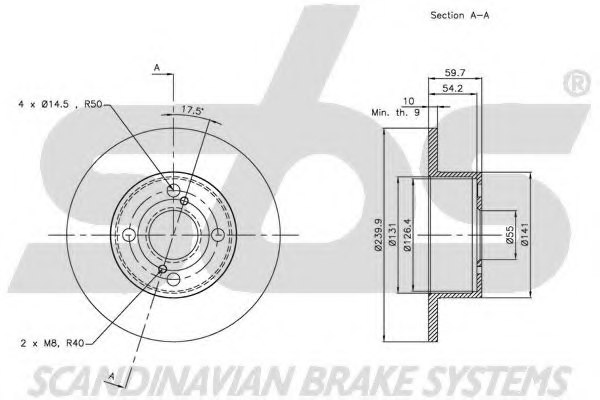 sbs 1815204599 Brake Disc